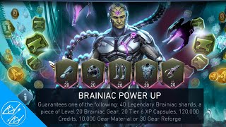 Brainiac Power Up Chest - TERRIBLE RNG!! || Injustice 2 Mobile