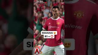 FIFA 22 CELEBRATION TUTORIAL! 🔥😱 Ronaldo SIUUUU FIFA 22 #Shorts