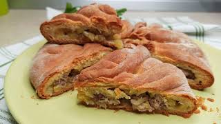 ОСЕТИНСКИЙ ПИРОГ с мясом и картофелем по РЕЦЕПТУ моей МАМЫ