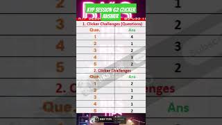 KYP SESSION 62 clicker answer | session 62 clicker answer | kyp session 62 #shorts #bkstips