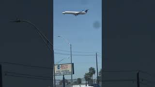 United Express Embraer ERJ-145XR Arriving at McAllen, TX