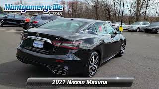 Certified 2021 Nissan Maxima SV, Montgomeryville, PA 23N0553A