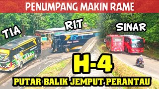 H-4 LEBARAN PENUMPANG MAKIN RAME JELANG PUNCAK ARUS MUDIK PUTAR KEPALA JEMPUT PEMUDIK  DARI RANTAU