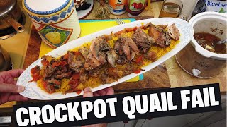 Crockpot Quail Fail My ChatGPT Recipe Not As Good As It Looked