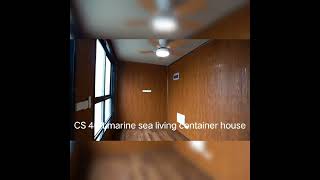 CS 40ft marine sea living container house, decorated by different styles. prefab modular houses.