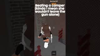 Beating a camper in mm2 || #blowup #viral #edit #mm2 #roblox #fyp #foryou #recommended #fypシ゚