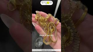 How to Clean Your Stainless Steel Gold Jewelry: Bracelet, Ring, Necklace, Earrings | Jewelry Hacks