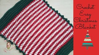 Crochet Easy Christmas Blanket / Crochet Baby Blanket Tutorials