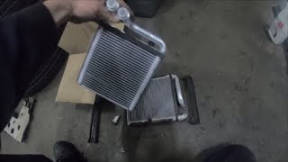 vw passat b6 how to change heater core