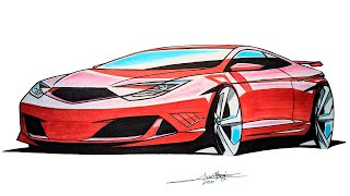 Concept Car Coupê  - Speed Drawing by: Luan Carlos