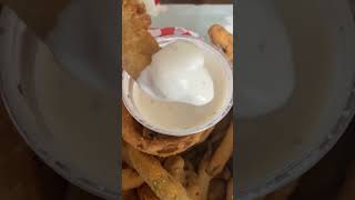 #shorts DIPPING A Fried Onion Ring In RANCH! | Fun Food | Taste Test Eating Comedy Challenge Video