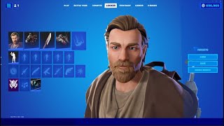 *LEAKED*  Obi-Wan Kenobi Outfit in Fortnite Preview. FULL SET SHOWCASE