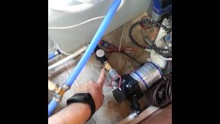 Camper mod - water tank fill pipe installation