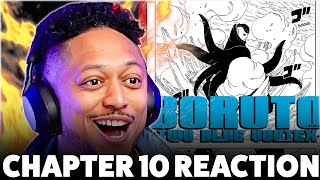 NO WAY!! KISHIMOTO DON'T MISS | Boruto Two Blue Vortex Chapter 10 REACTION