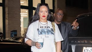 Rihanna Wears Micro Mini & Thigh High Boots Out With A$AP Rocky 3 Months After Giving Birth