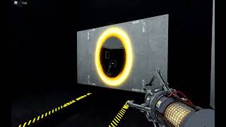 Прохожу роблокс игру Tunneler копия игры Portal 2 часть