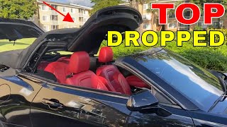 How to Drop the Top 2018 Chevy Camaro Drop Top with Key  | Get Fixed