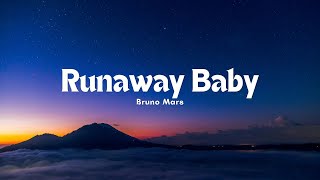 Bruno Mars - Runaway Baby (Lyric)