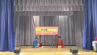 KHNA AZ chapter Shubharambham 2023-Ajitha Hare Jaya- Kathakalipadam for Kujelavrutham-Atul & Aryaman