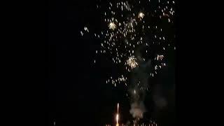 Fireworks over Newark Pond, Vermont