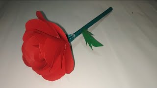 How To Make Awesome Paper Rose | DIY #jayashreecraftydiy