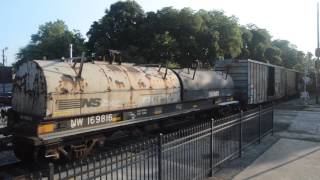 Norfolk Southern NS 153 with NS 8841, CP 9592, NS 8773 with 104 cars Spartanburg SC