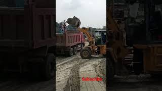 Stock Soil Loading LIUGONG Wheel Loader VS SINOTRUK.. #shorts