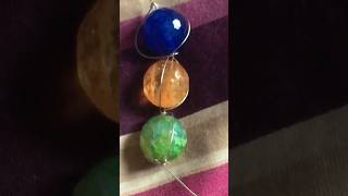 Dyed blue quartz,AAA citrine&AAA green fire agate beads#shorts#short #viral#video#shortvideo #share