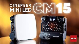 MINI LED 15W ZHIYUN CINEPEER CM15  - REVIEW COMPLETO