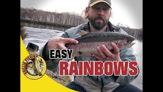 Easy Early Spring Rainbow Trout From Shore