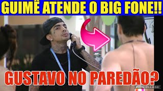 BBB 23 - Guimê atendeu o Big Fone com o poder supremo em segredo ele vai mandar Gustavo pro paredão