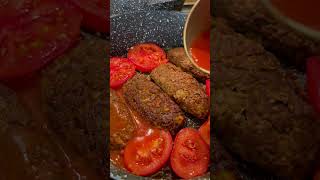 Vegan pan fried kebabs 🌱 #shorts #short #shortvideos #vegan #persianfood