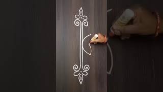 Trending 😍 diwali rangoli border designs #rangoli #sidemuggu