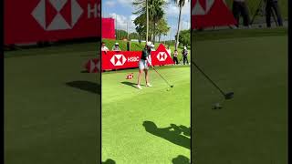 Sarah Schmelzel HSBC Women’s World Championship 2024 first round leader 4-under 68 #lpga #golf