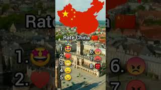 rate China 🇨🇳 #countries #country #china #map #europe #mapping