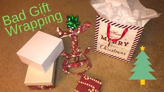 Bad Gift Wrapping - Vlogmas Day 8