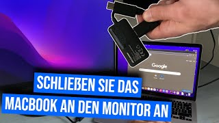 MacBook: Externen Monitor anschließen - MacBook mit externem Monitor verbinden