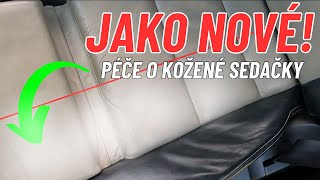 Kožené sedačky zase jako nové 💯