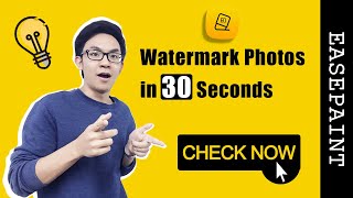 How to Add Watermark to Photo in 30 SECONDS? #LOGO and  TEXT