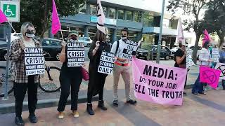 Extinction Rebellion: Peaceful Protest outside Media24