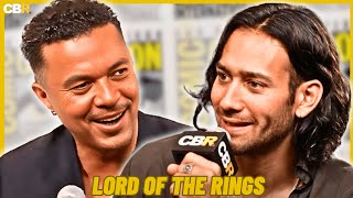 The Lord of the Rings: Rings of Power Cast Discuss Season 2 & Betting on Who Sauron Was on Set