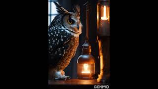 Mesmerizing Owl in Night AI Video | Stunning Visuals and AI Technology