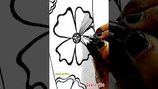 How to draw Mandala for beginners|Zentangel|Doodle|#shorts#short#viral#trending#reels#asmr#youtube