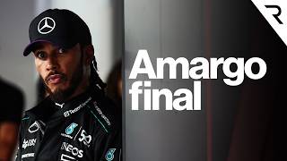 La miserable despedida de Lewis Hamilton de Mercedes F1