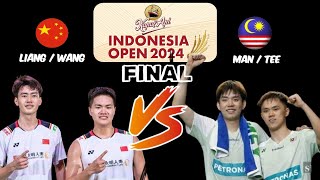 Man Wei Chong/ Kai Wun Tee (MAS) vs Liang Wei Keng/ Wang Chang (CHN) | INDONESIA OPEN 2024