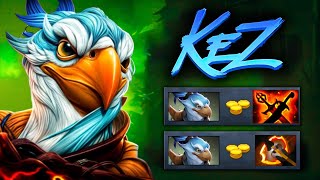 33Kills Kez 970GPM with 10Mins Battle Fury Farm Machine Dota 2