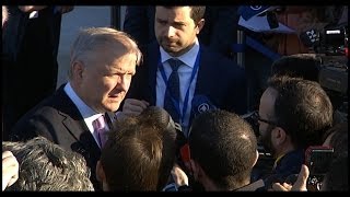 Commissioner Olli Rehn, doorstep statements, Athens 1.4.2014