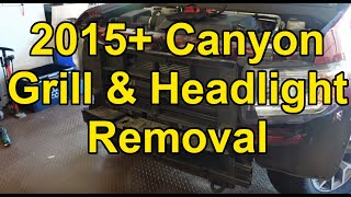 [HOW TO] Grill and Headlight Removal on a 2015-2022 GMC Canyon (Chevy Colorado Similar)