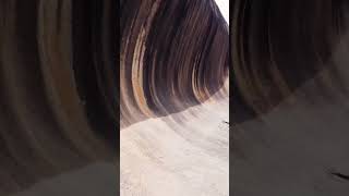 YOU MIGHT NOT BE ABLE to surf on it,Wave Rock Hyden, Australia it's gracefully curving formation.