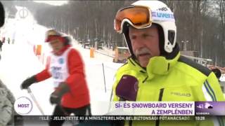 M1 Híradó   Síversenyt szervez a Belügyminisztérium a Zemplén Kalandparkban 20170112